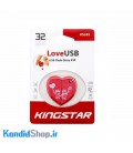 فلش کینگ استار مدل Love USB KS245 32GB