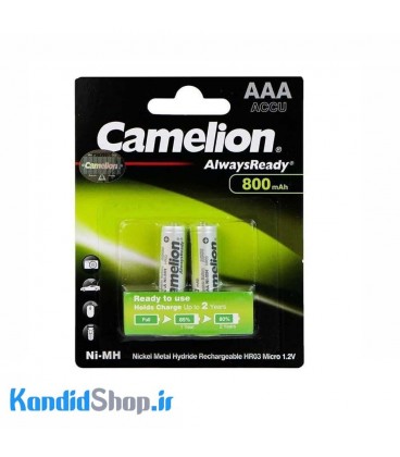 باتری نیم قلمی شارژی Camelion NH-AAA800 800mAh